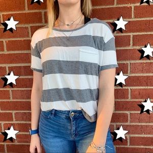 AE Striped Crop Top